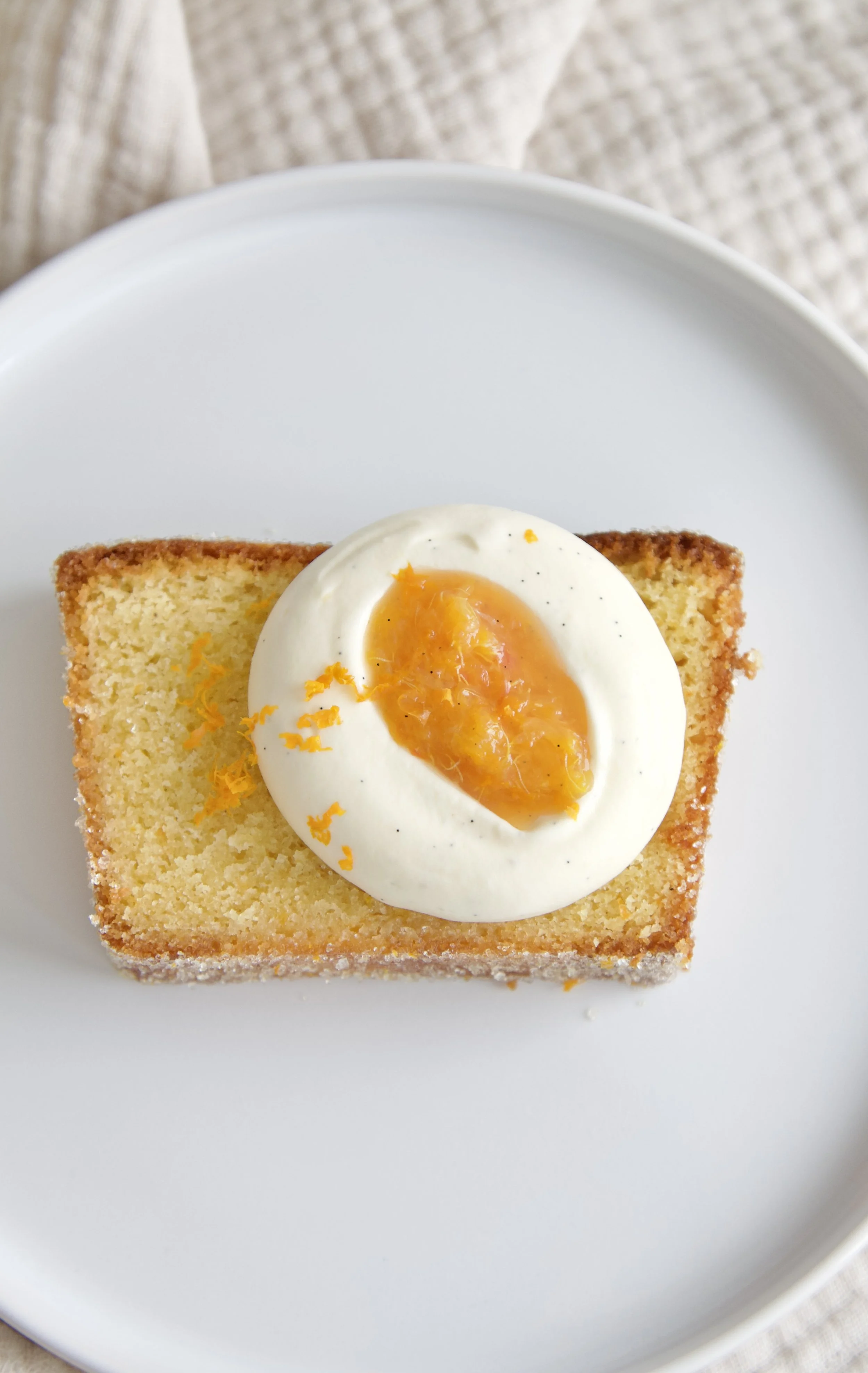 Orange vanilla cake 