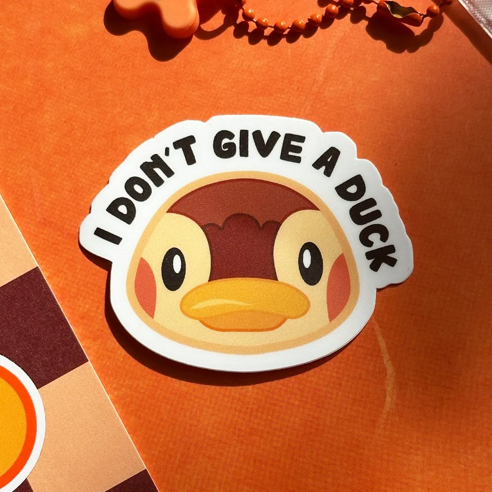 I don't give a duck – Sticker