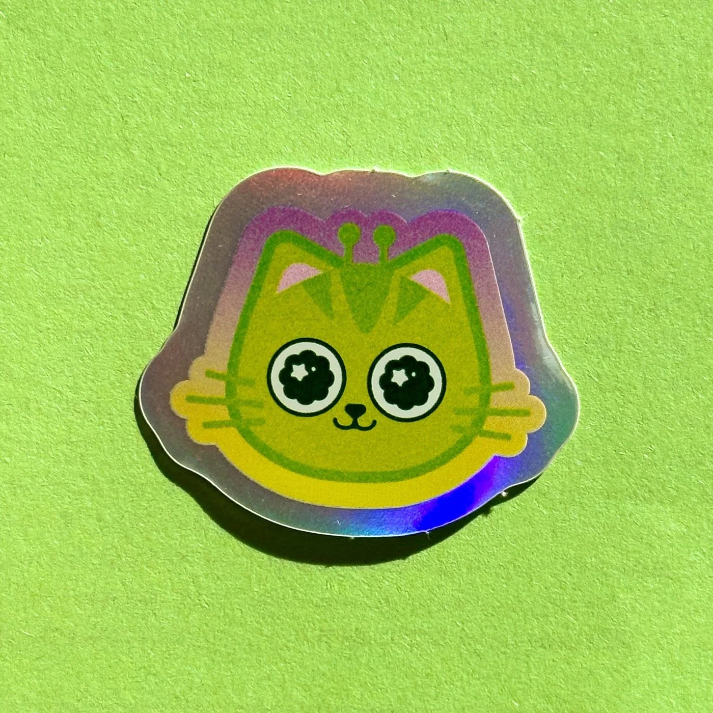 Alien Cat – Sticker – Ghost Post Club September 2026