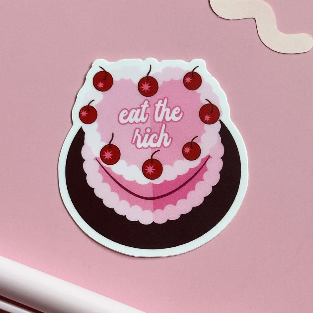 Eat the rich – Sticker