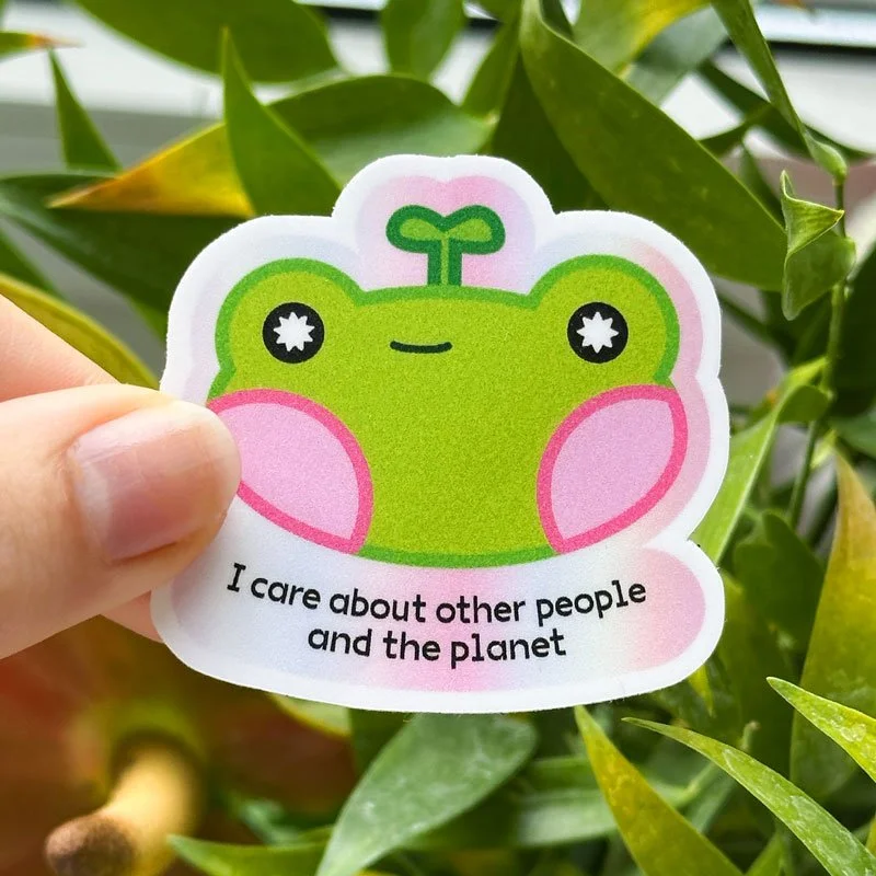 I care about other people and the planet – Sticker