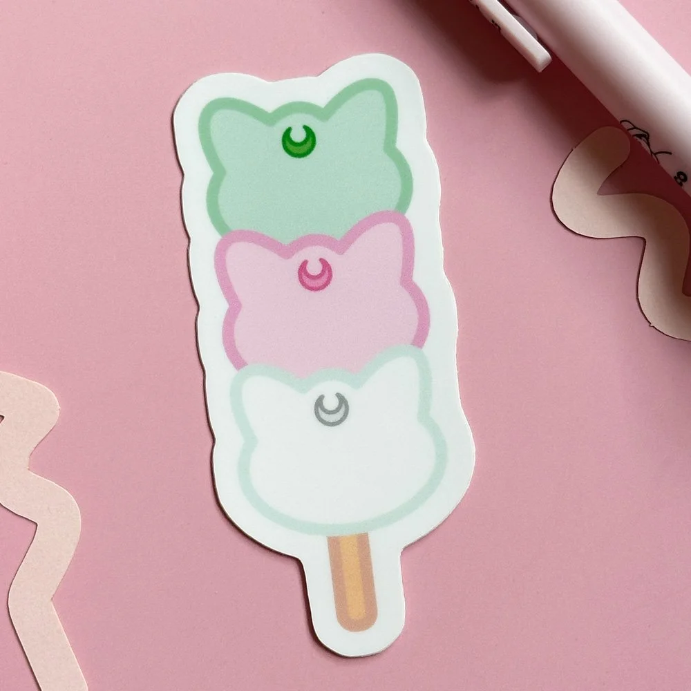 Kitty cat dango – Sticker