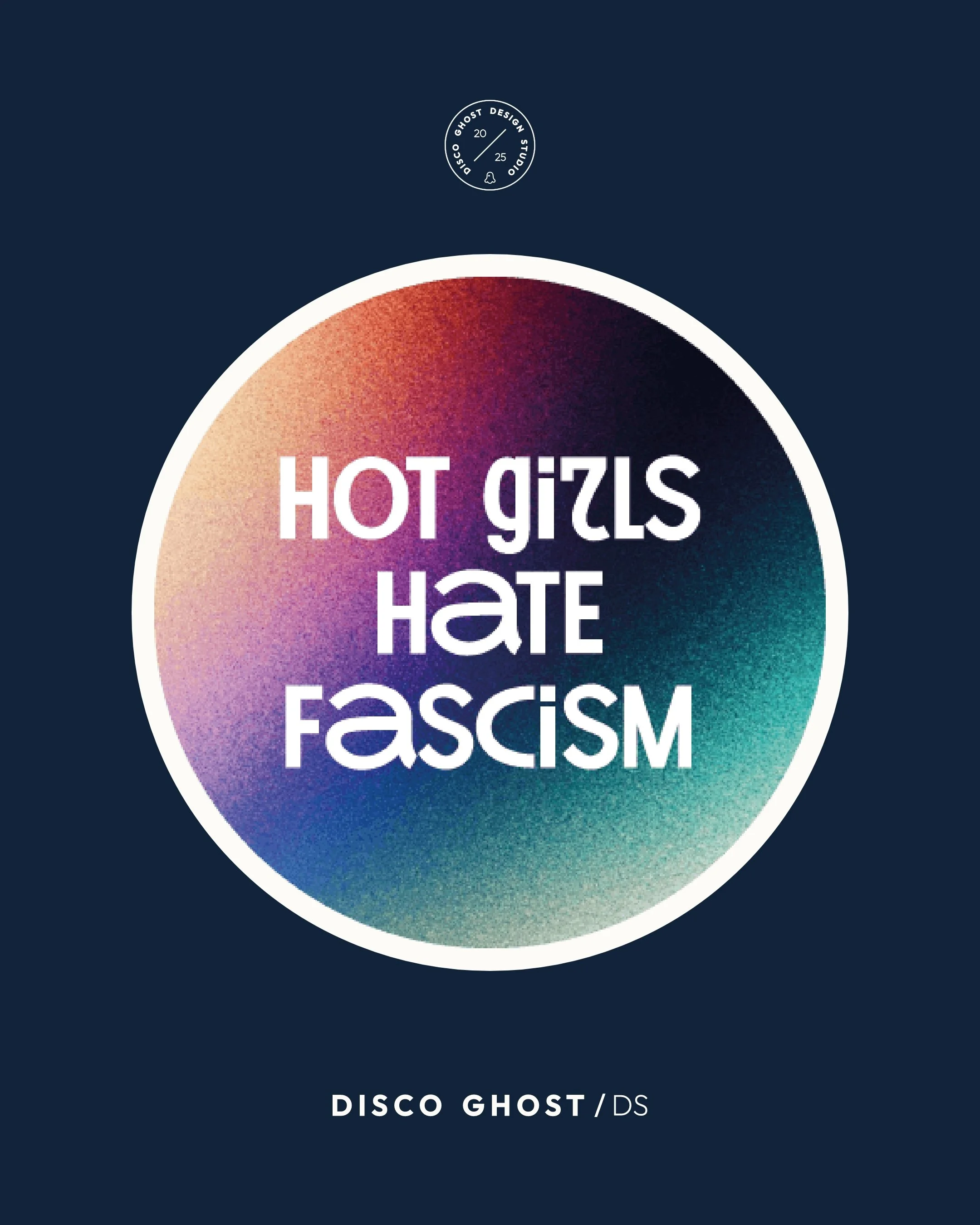 Hot Girls Hate Fascism – Sticker