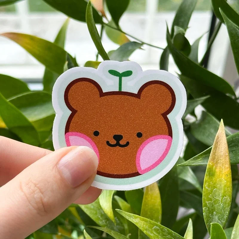 Growing bear – Sticker