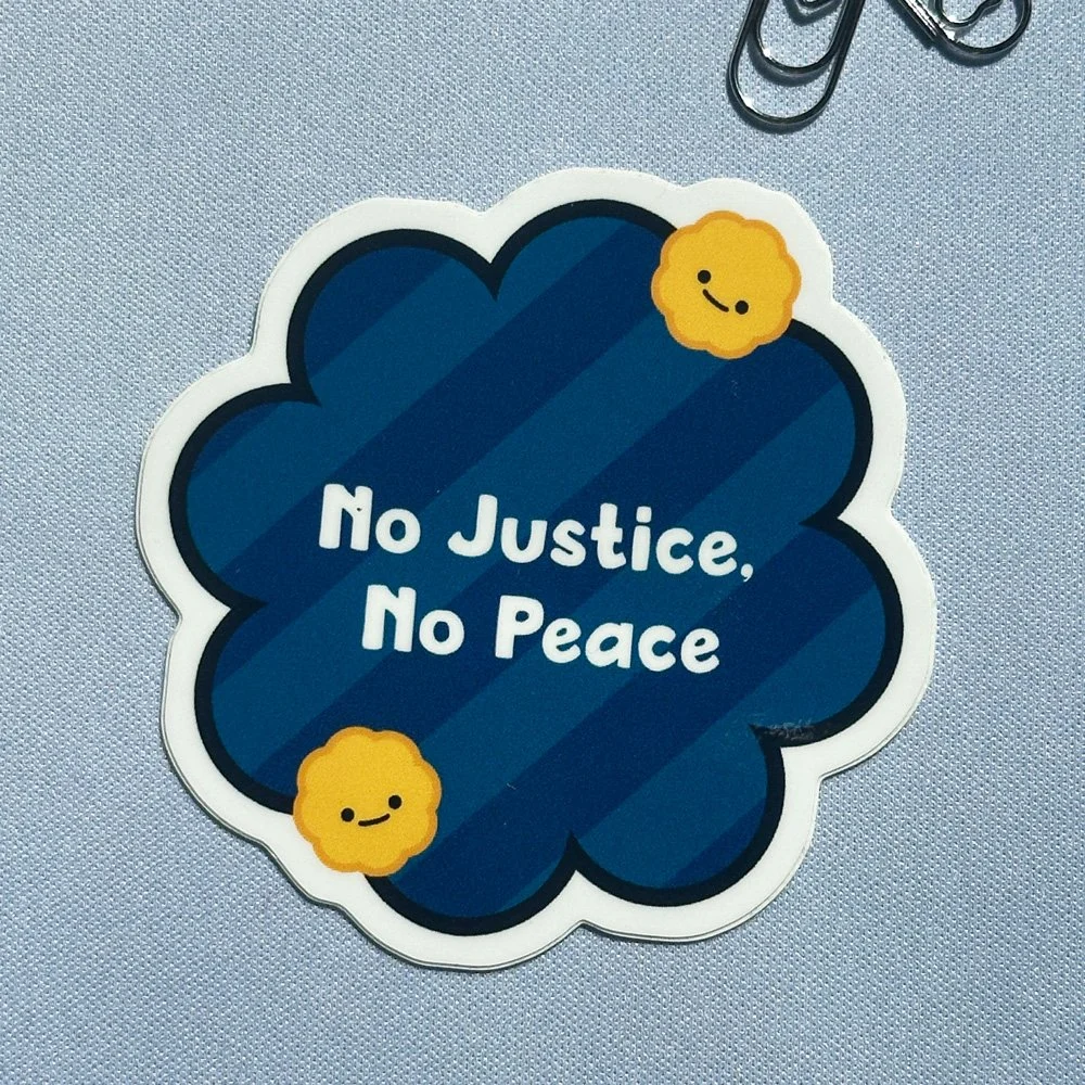 No justice, no peace – Sticker