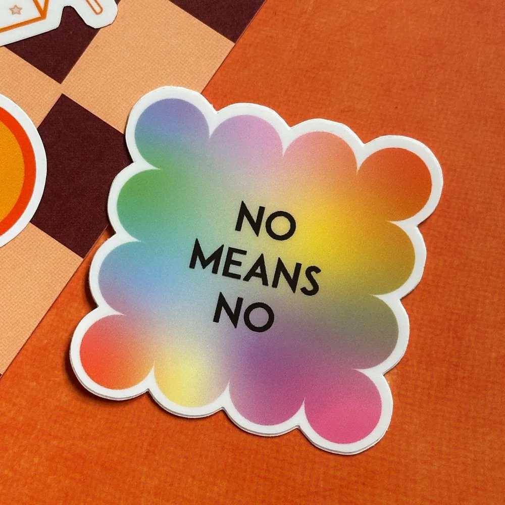 No means no – Sticker