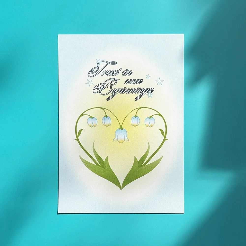 Trust in new beginnings – Print