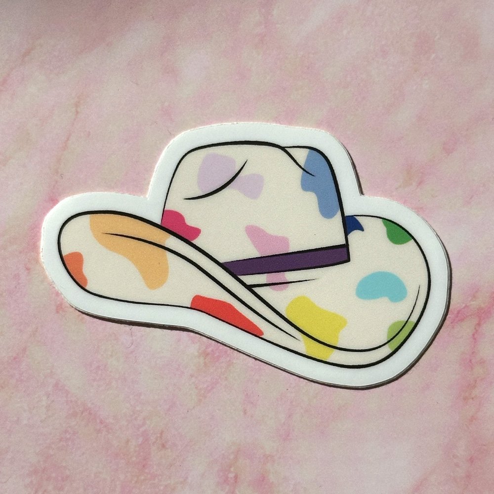 Rainbow cowboy – Sticker