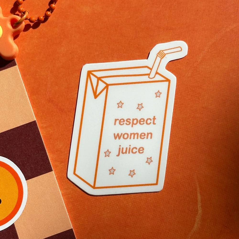 Respect women juice – Sticker