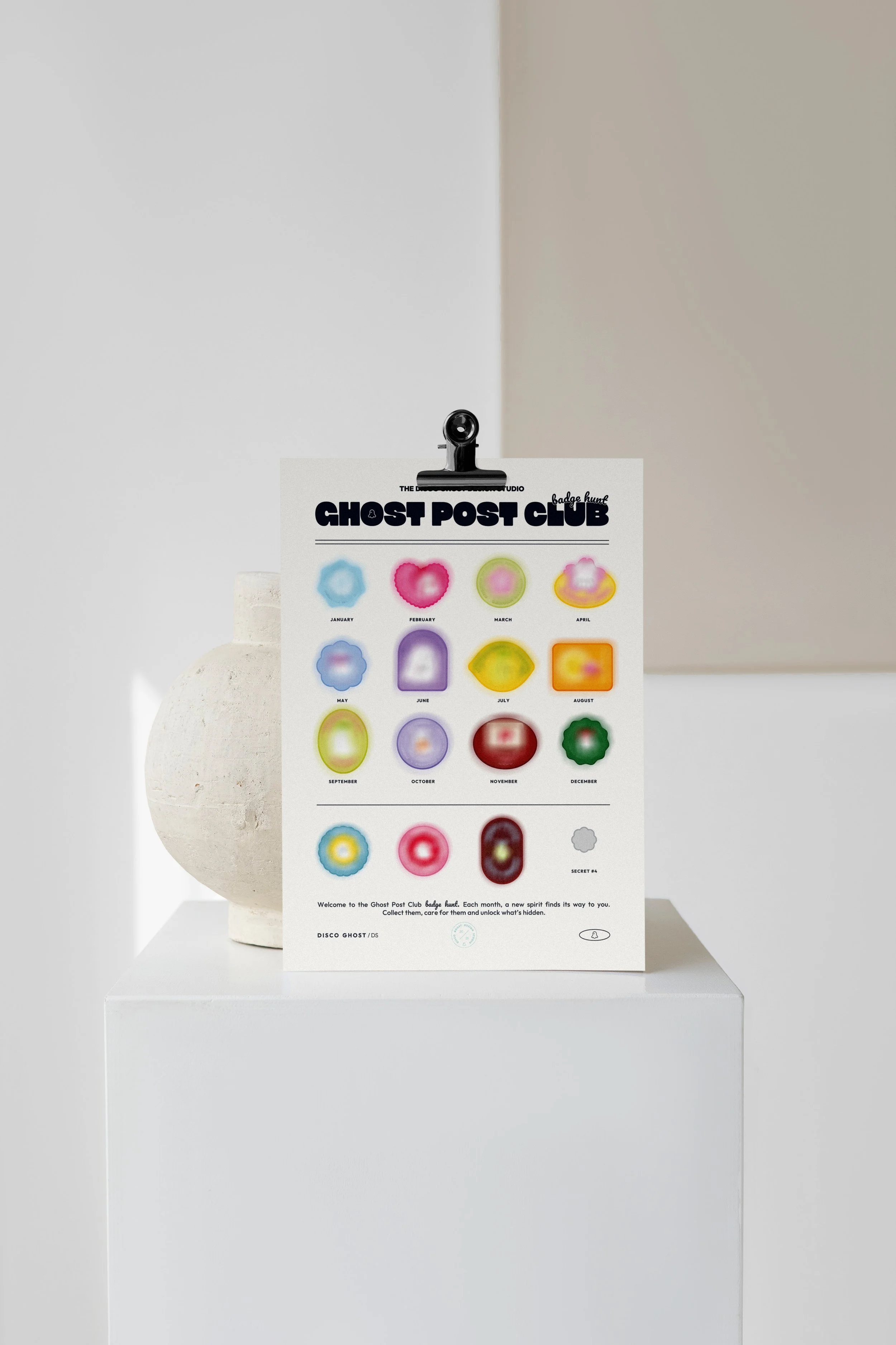 ghost-post-club-badge-hunt-poster