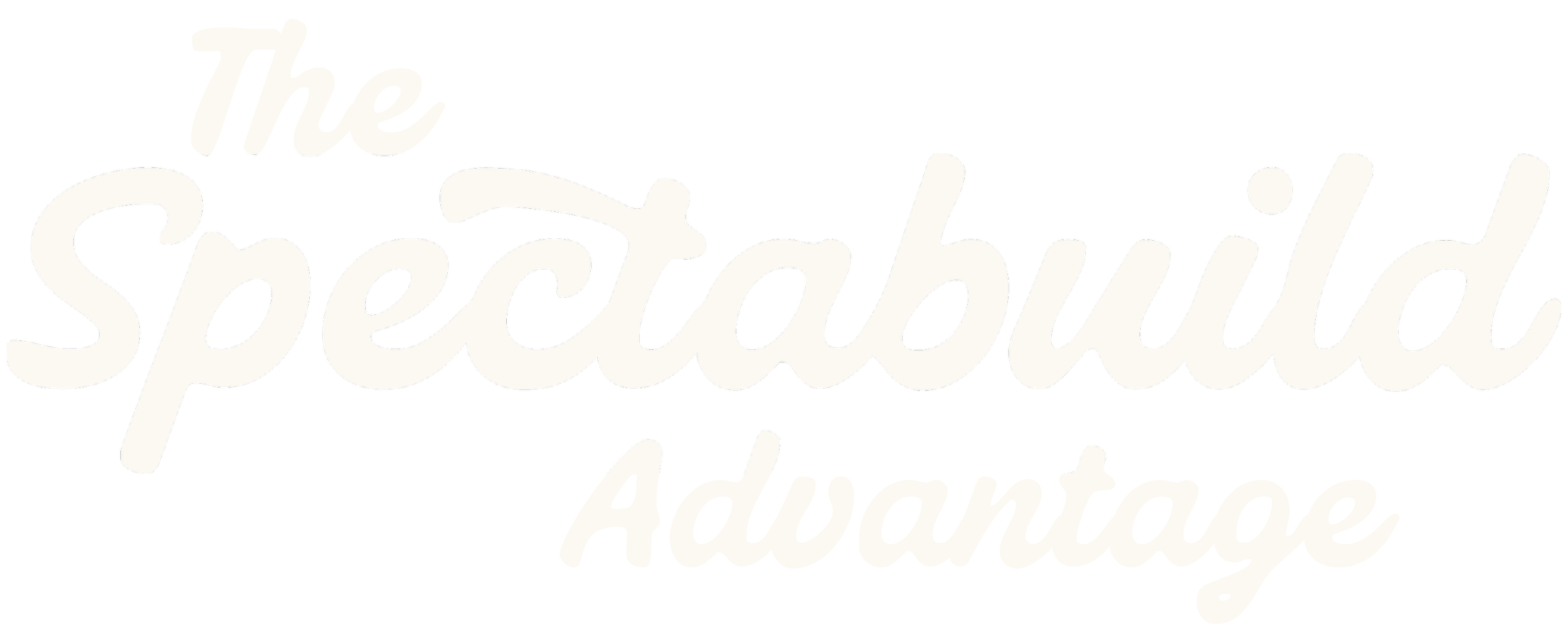 The text reads 'The Spectahbird Adventure' in a cursive font on a black background.