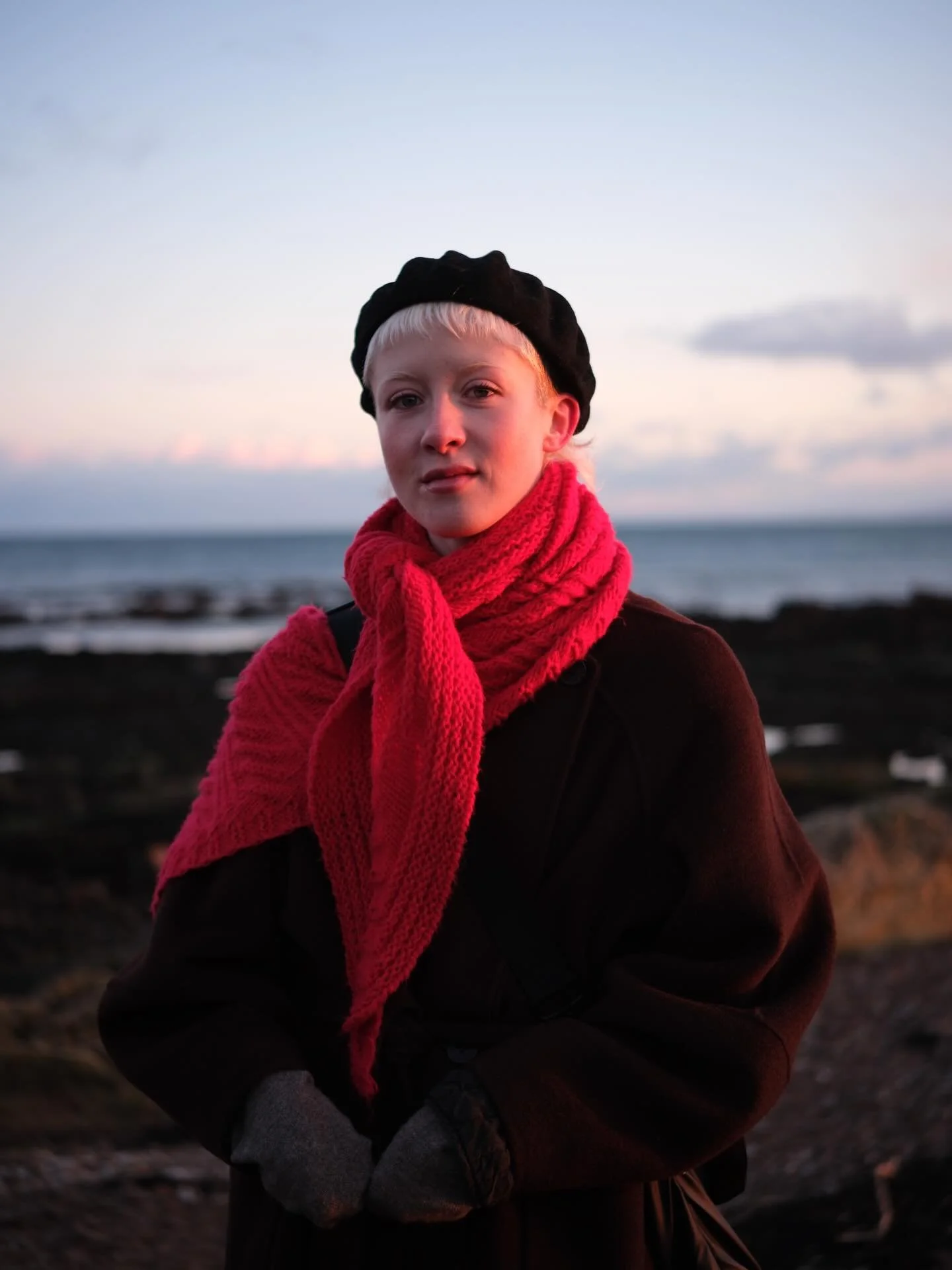 A catch up on a very cold beach w/ @morvern.studios - miraculously we found a small bit of time where Scotland wasn&rsquo;t raining for once this Winter! Small wins.