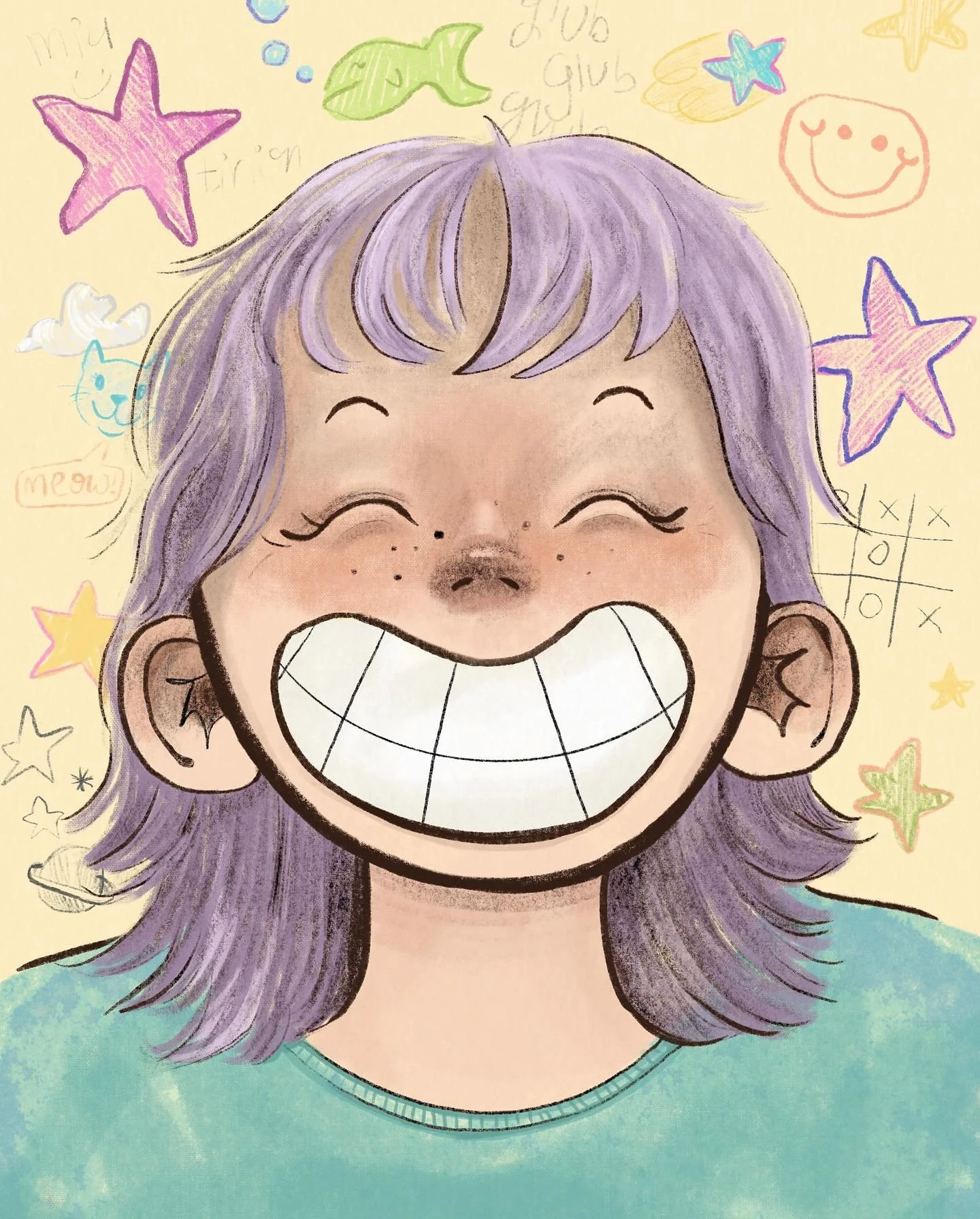 hunan bortread a fersiynau arall <3

self portrait plus variations :)
