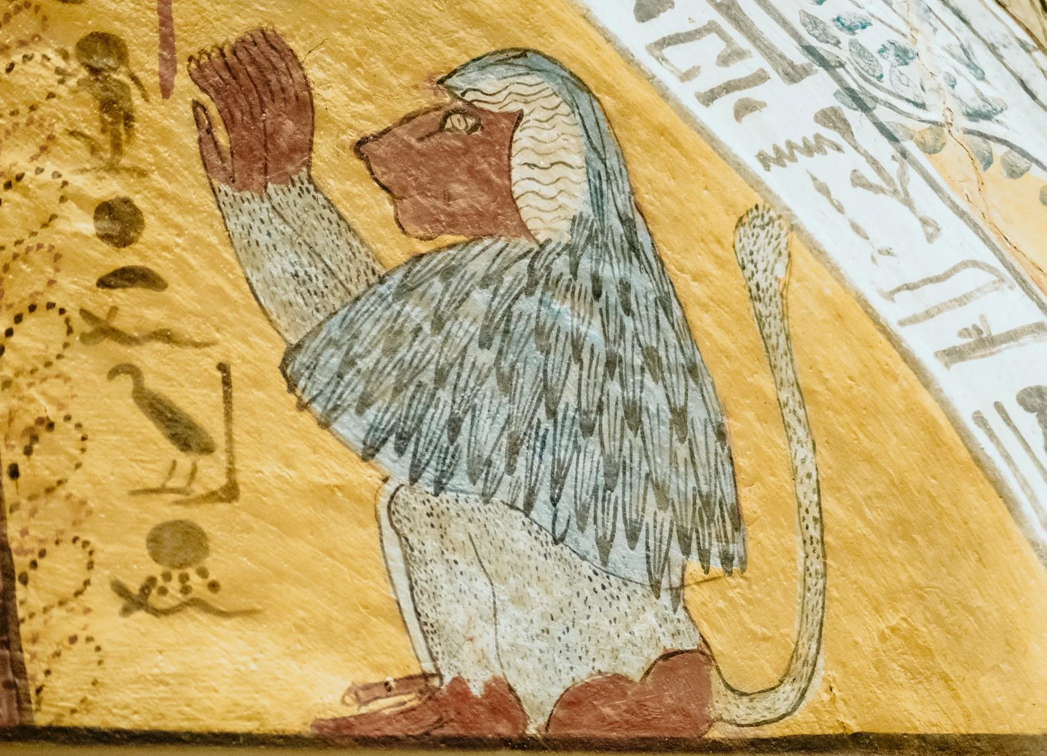 Ancient Egyptian art in the Tombs of the scribes Luxor