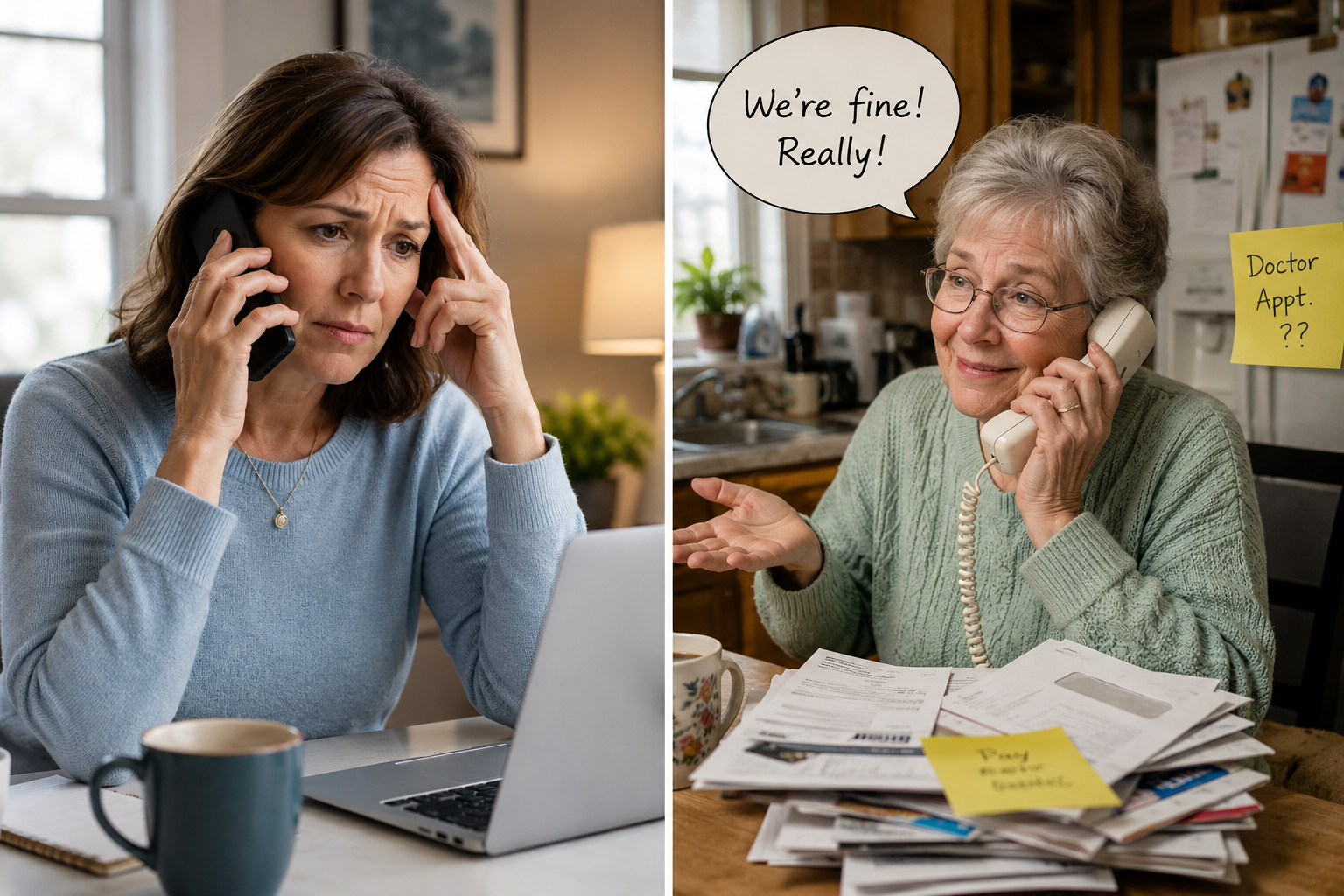 Your Parents Say They’re Fine. You’re Not So Sure.