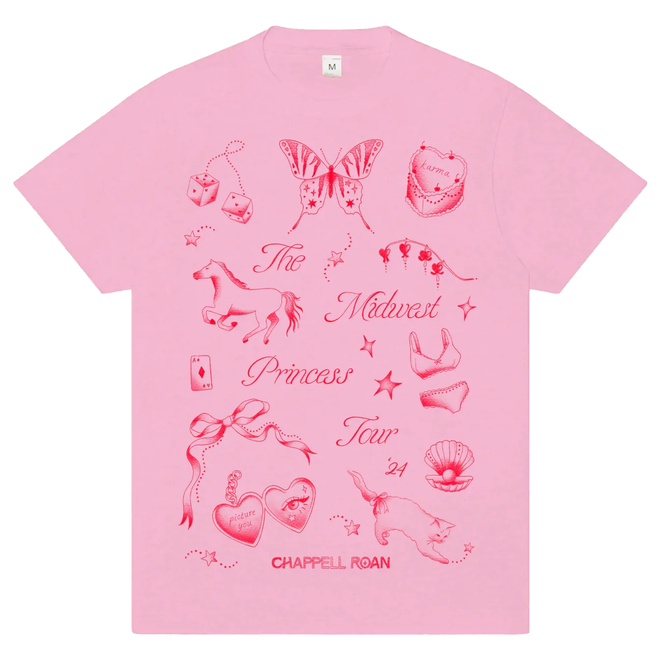 Midwest Princess 2024 Tour Tee (Pink)