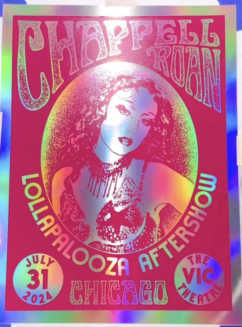  Lollapalooza Aftershow Holo Poster