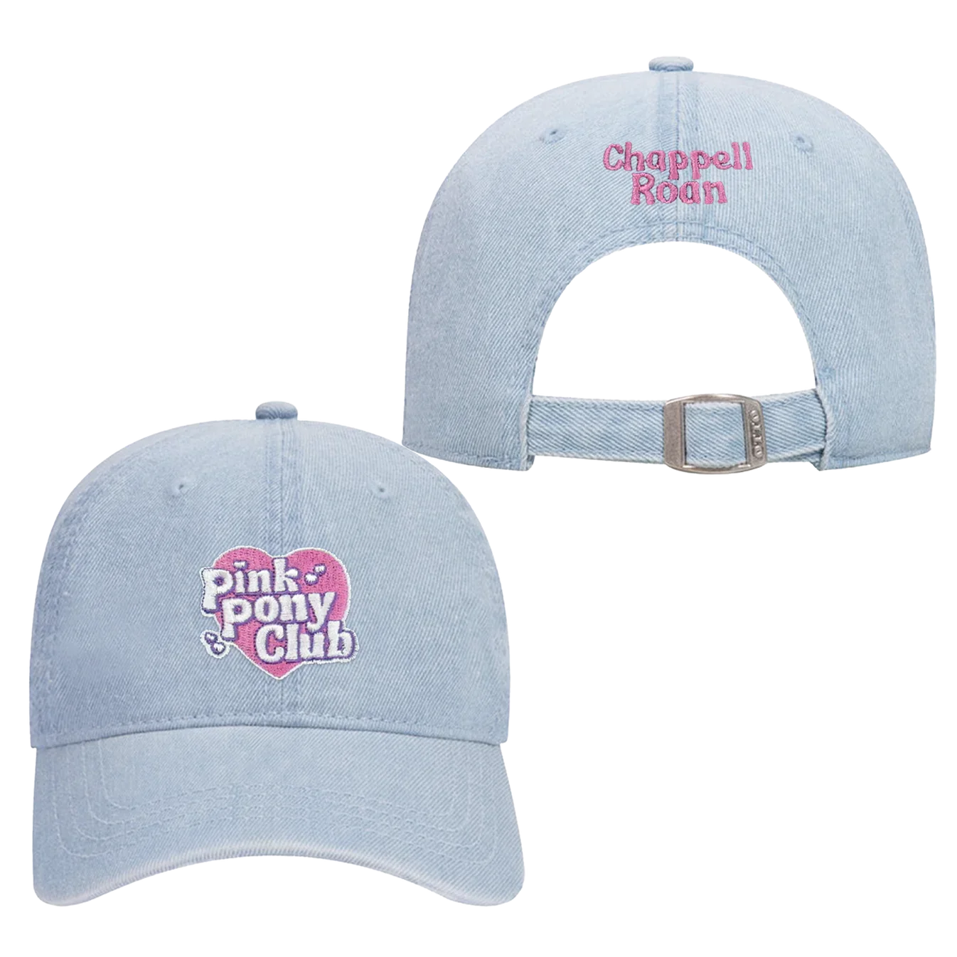 Pink Pony Club Hat (Light Blue)