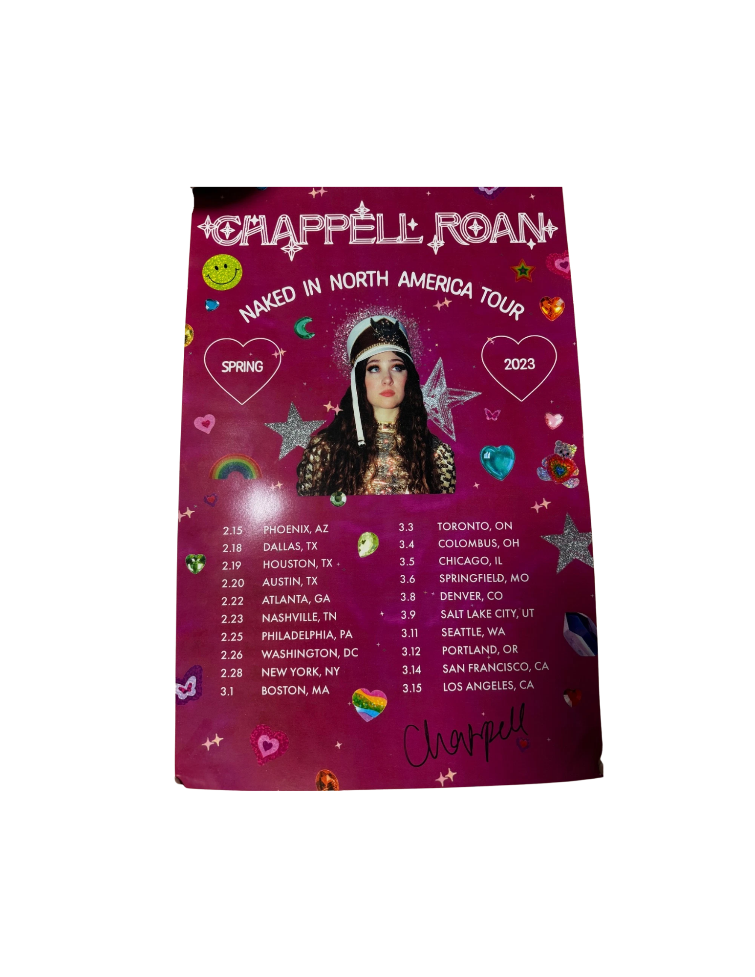 Naked in North America Signed VIP Poster