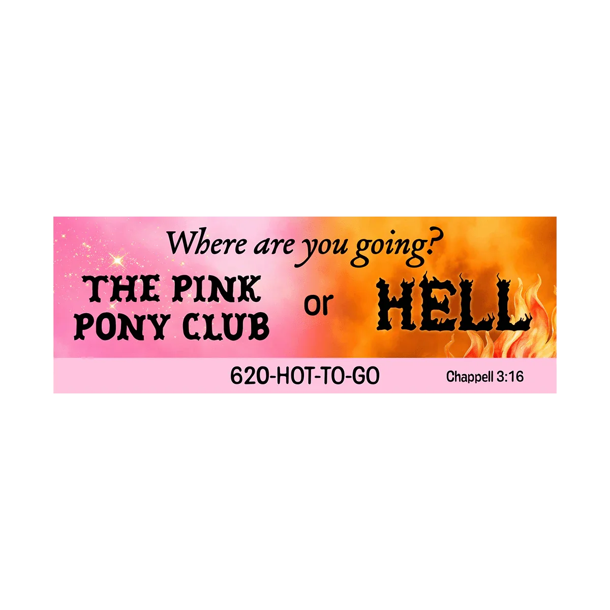 Hell Bumper Sticker