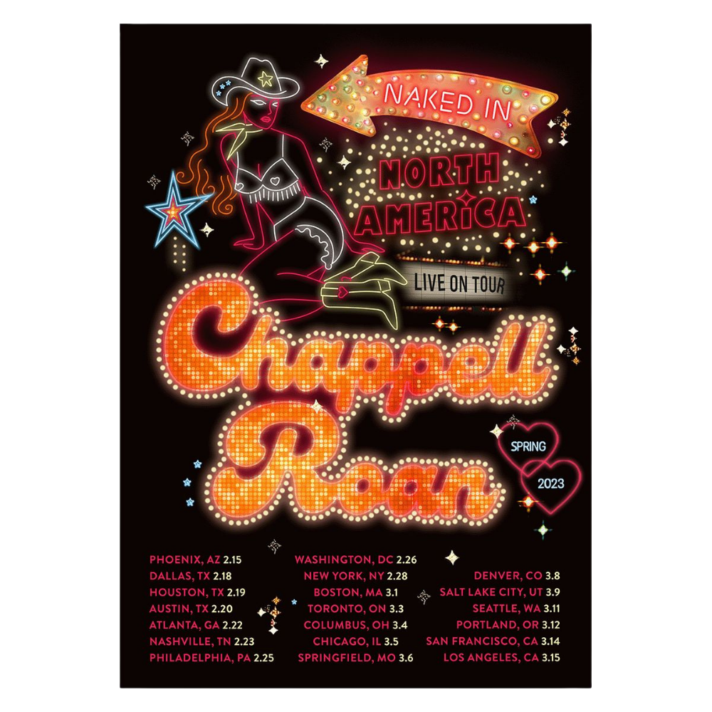 Naked in North America Tour Poster (2023)