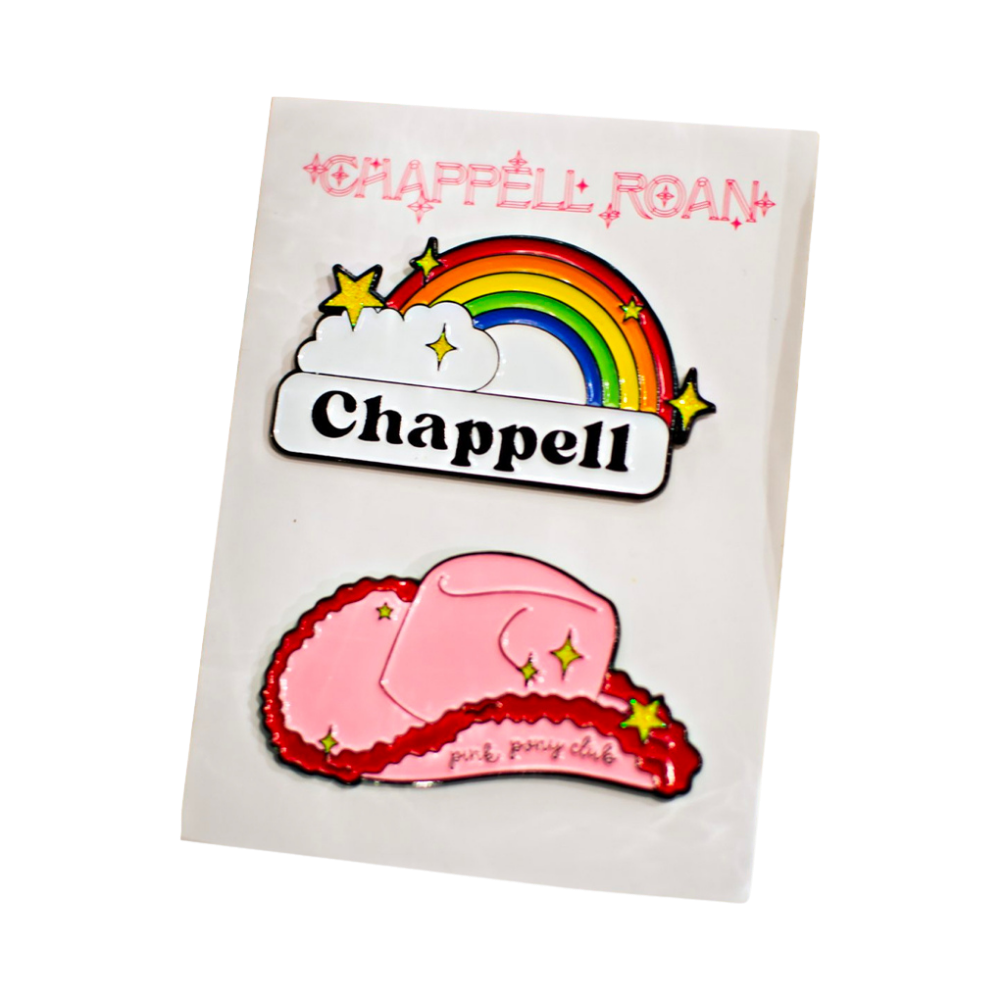 Glitter Lapel Pins