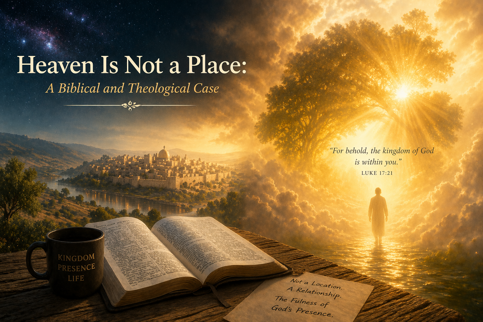 Heaven Is Not a Place: A Biblical and Theological Case