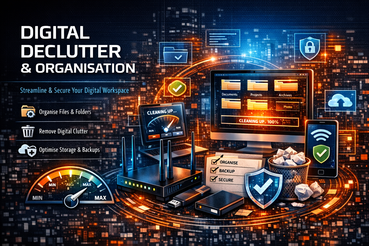 Digital Declutter & Organisation