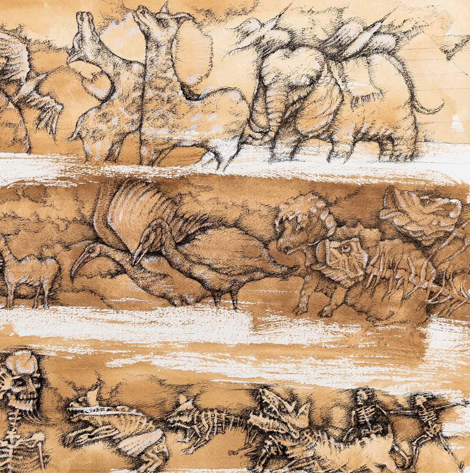 Pairs of All Creatures
Ink on paper · 58 × 76 cm · 2019
Available