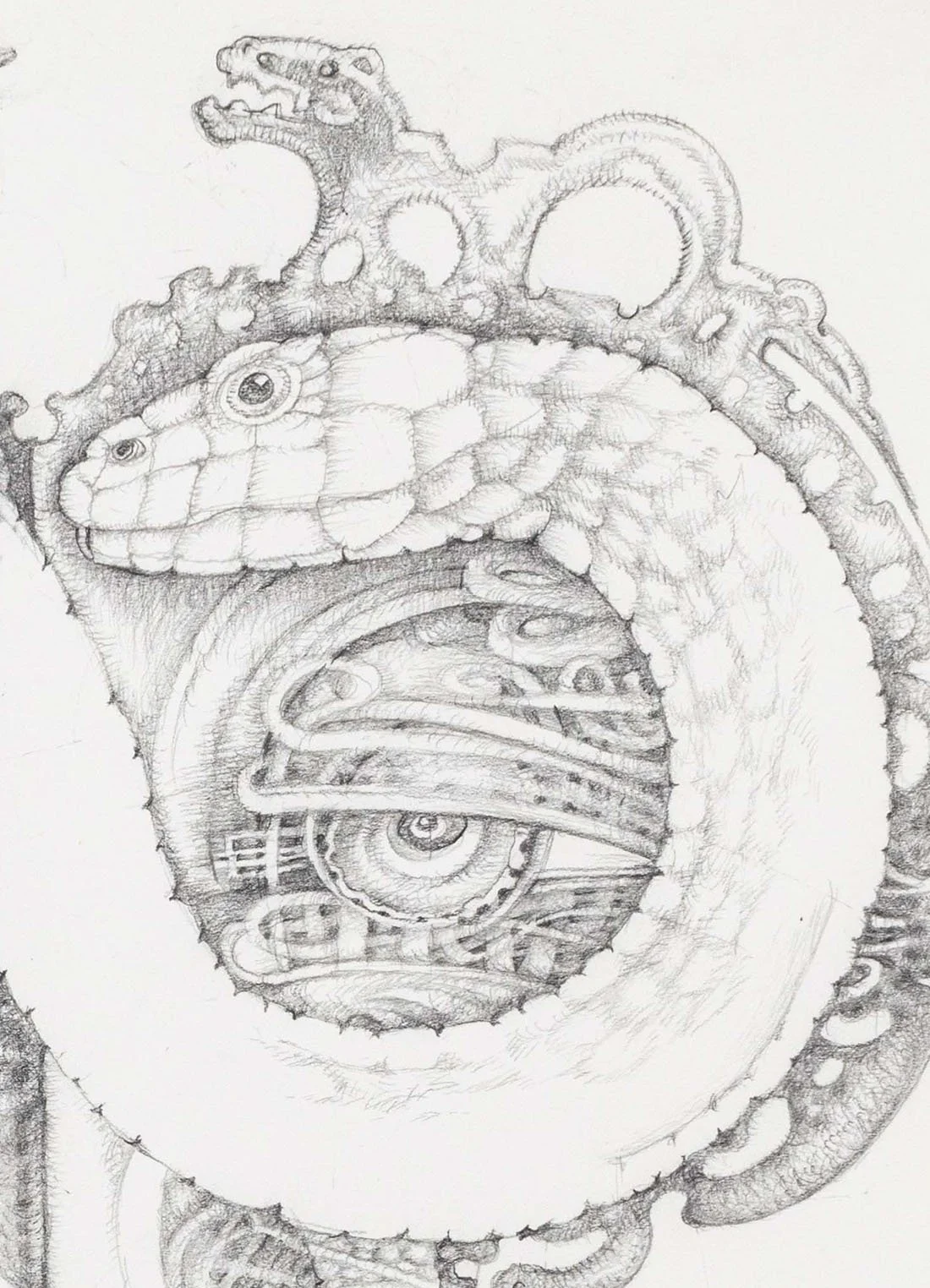 Temptation of Adam and Eve · Graphite on paper · 28 × 36 cm · 2024 · Available