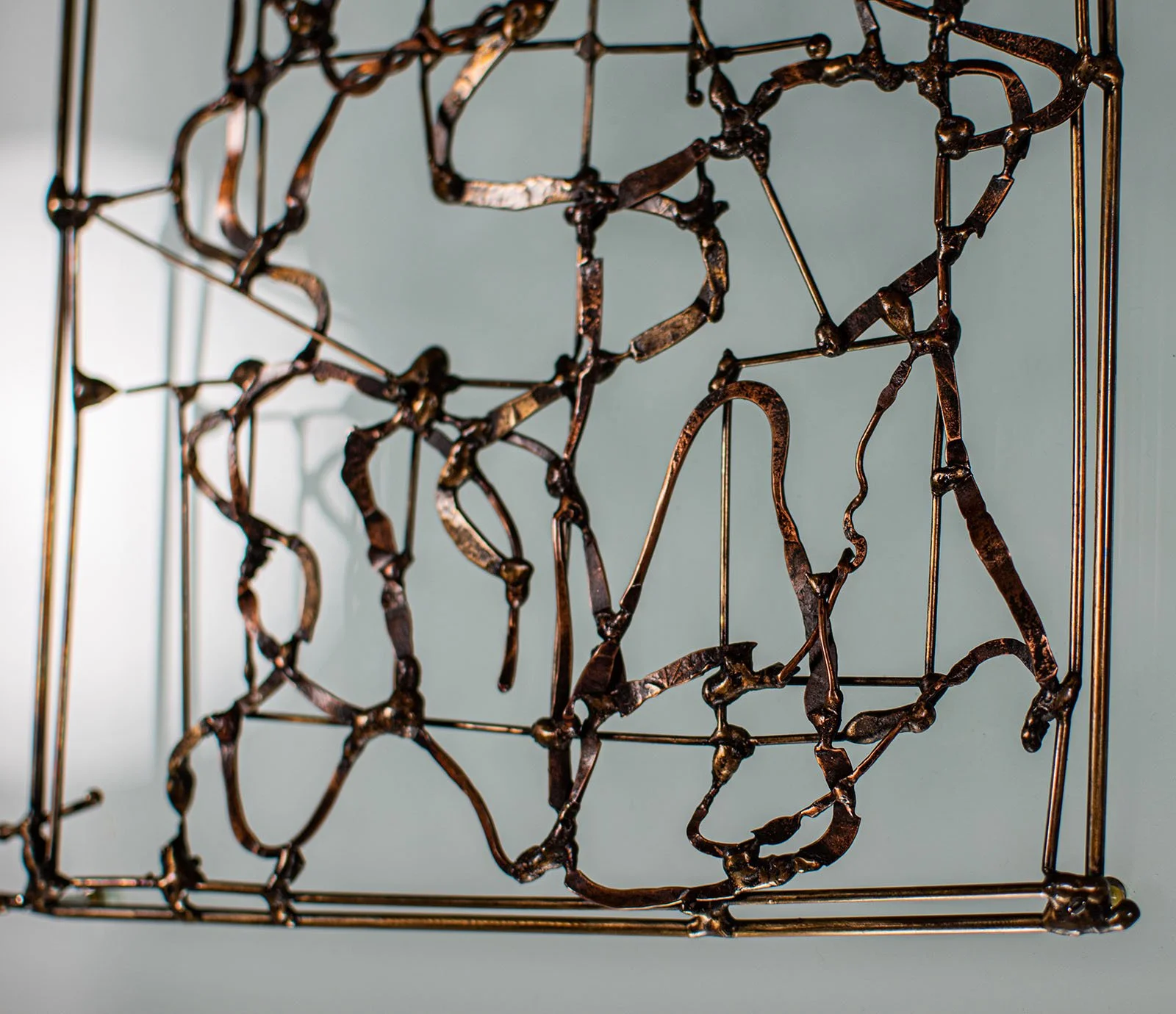 Traveling Band. 2007. Bronze, brass, copper, glass. 33 x 38 cm. Available