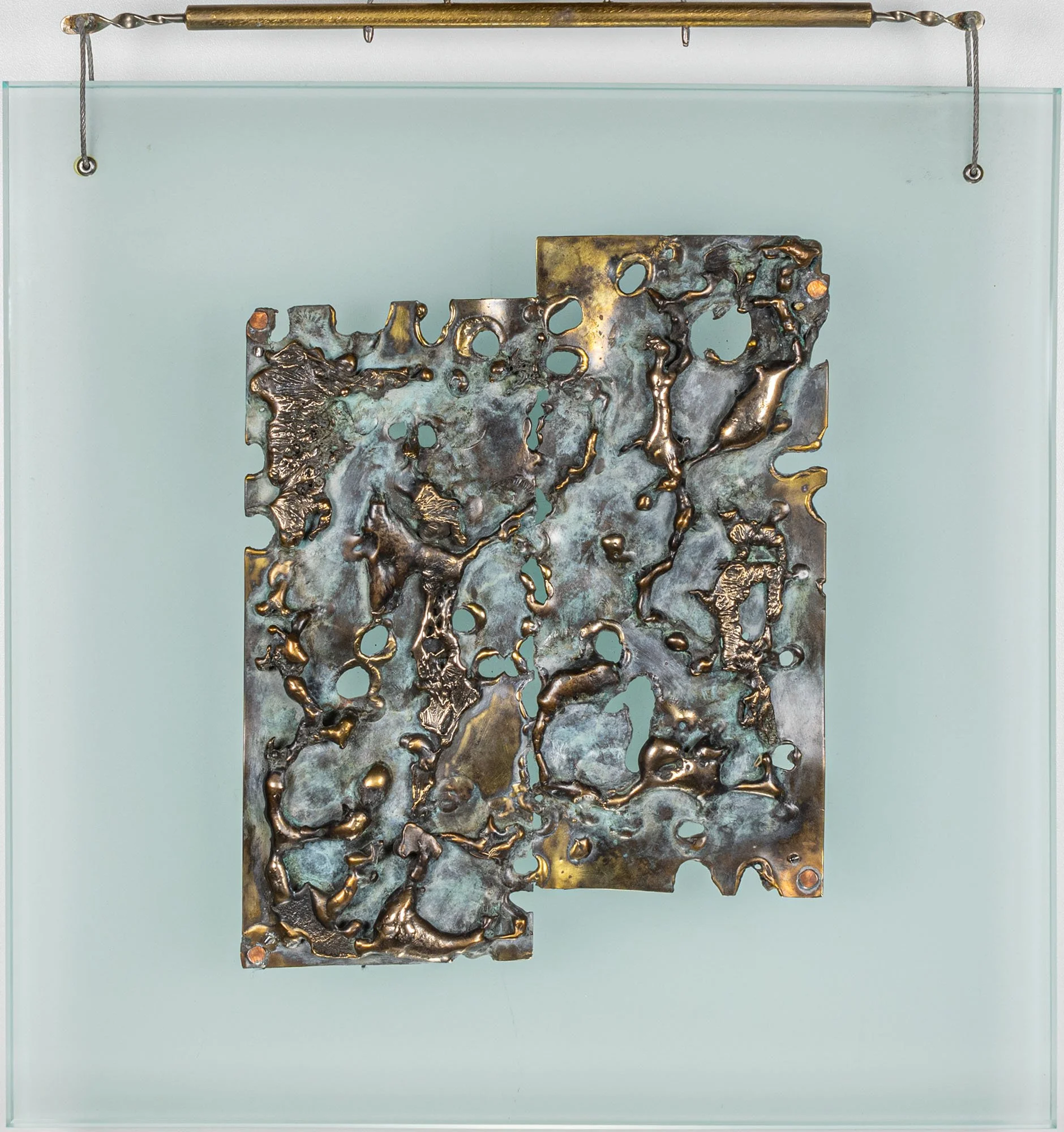 Global Shift. 2007. Bronze, brass, stainless steel. 33 x 38 cm. Available