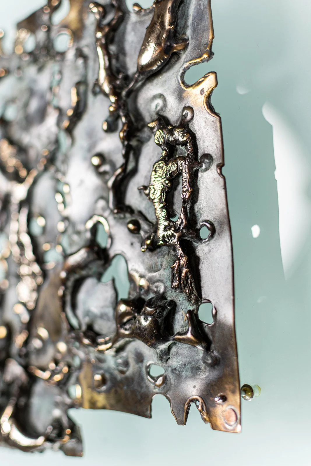 Global Shift. 2007. Bronze, brass, stainless steel. 33 x 38 cm. Available
