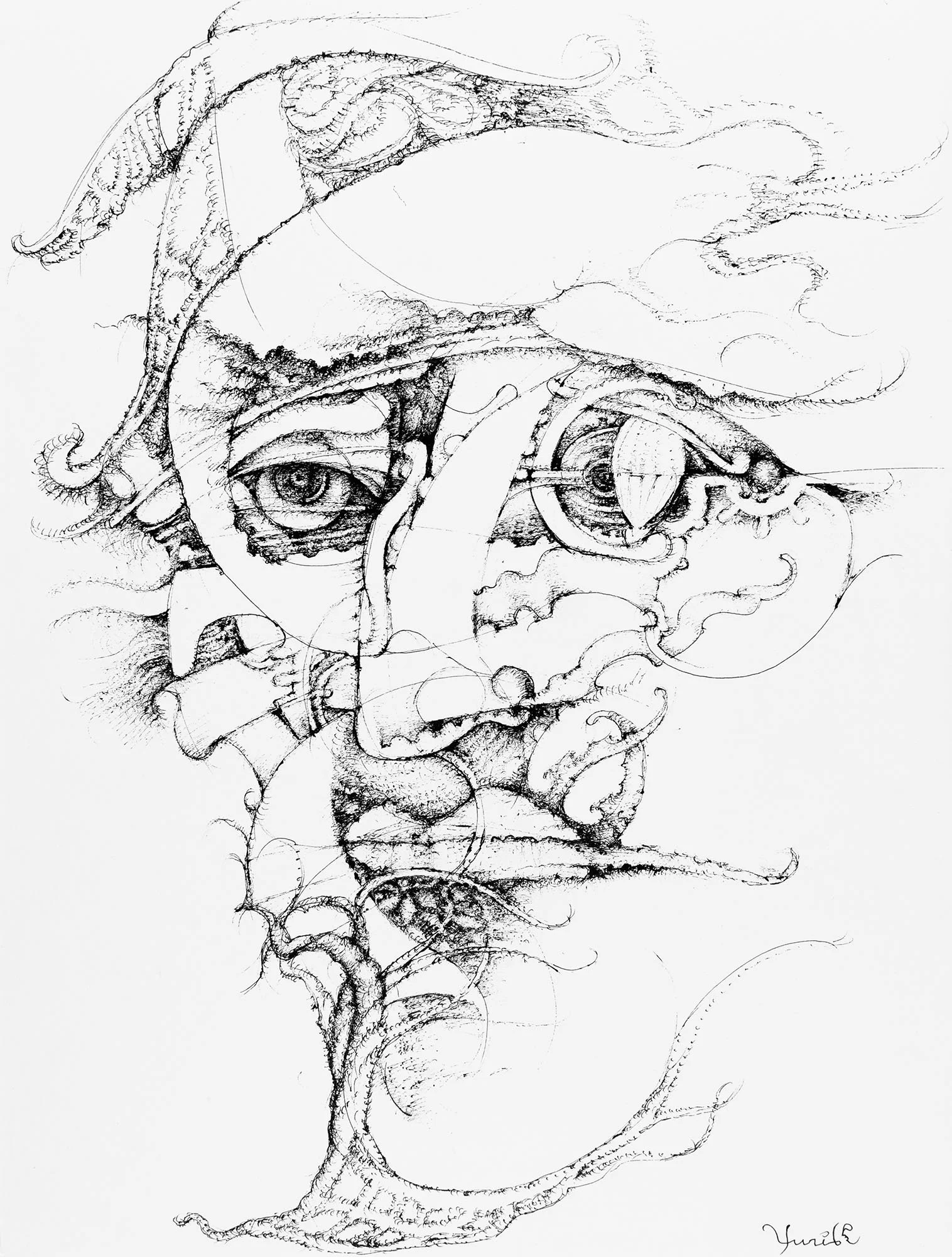 Life of the Sailor · Ink on paper · 27 × 36 cm · 2019 · Available