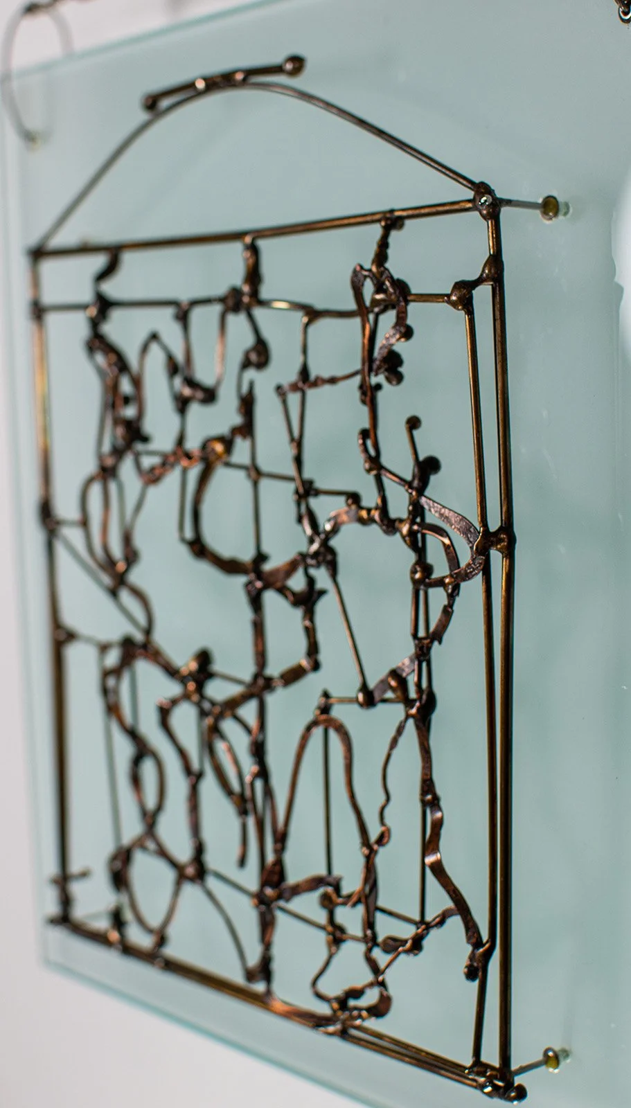 Traveling Band. 2007. Bronze, brass, copper, glass. 33 x 38 cm. Available