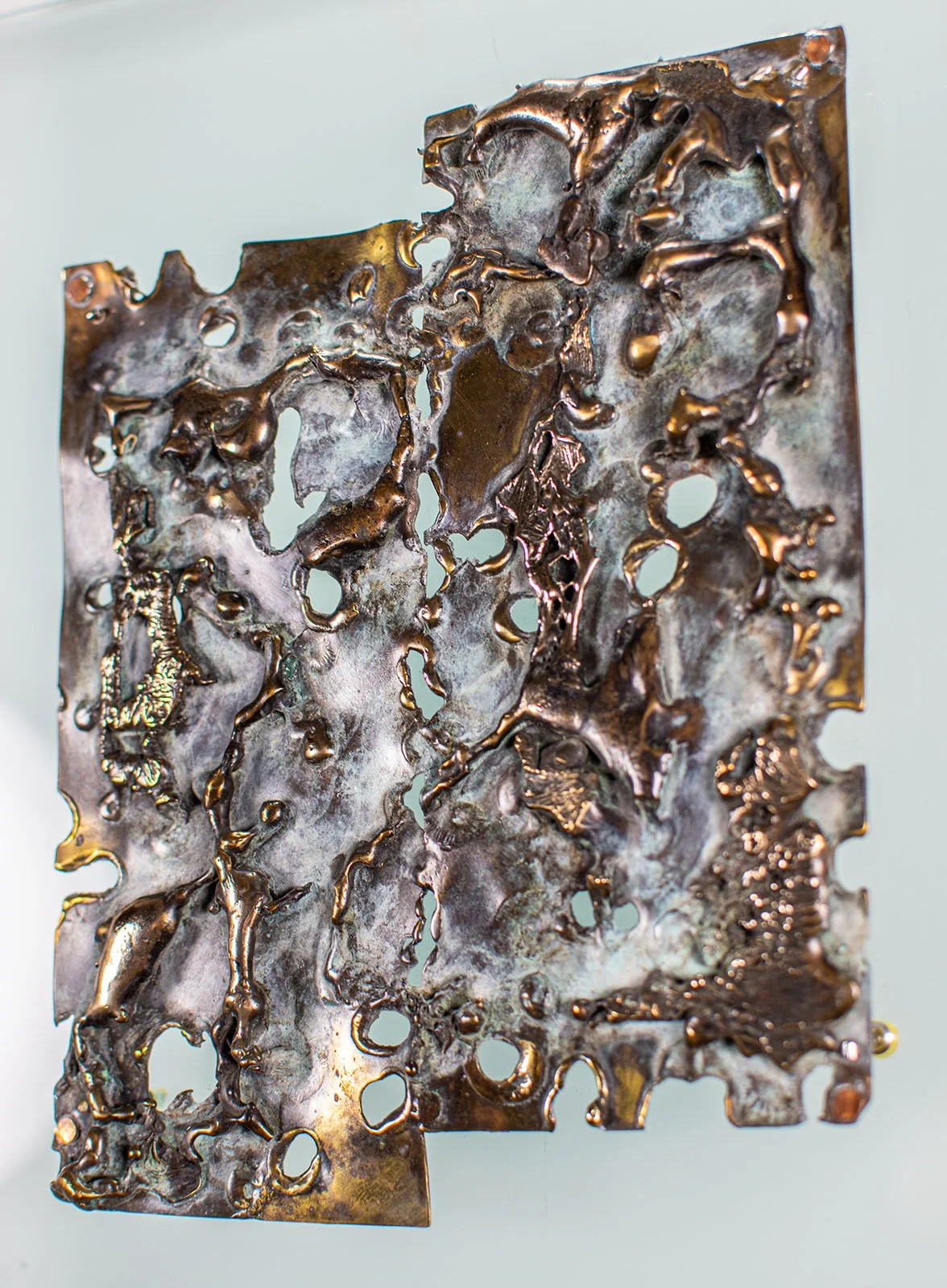Global Shift. 2007. Bronze, brass, stainless steel. 33 x 38 cm. Available