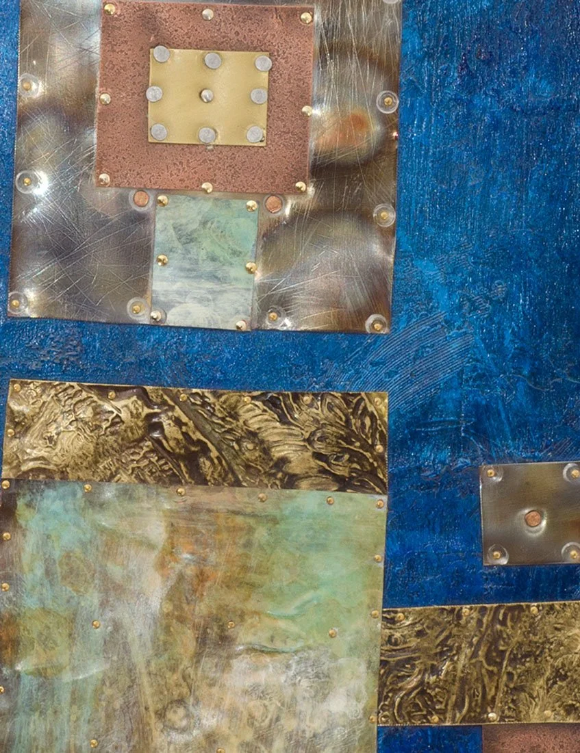 Dawn.
Patinated copper, brass, and mixed metals
61 × 30 cm · 2008.
Private Collection