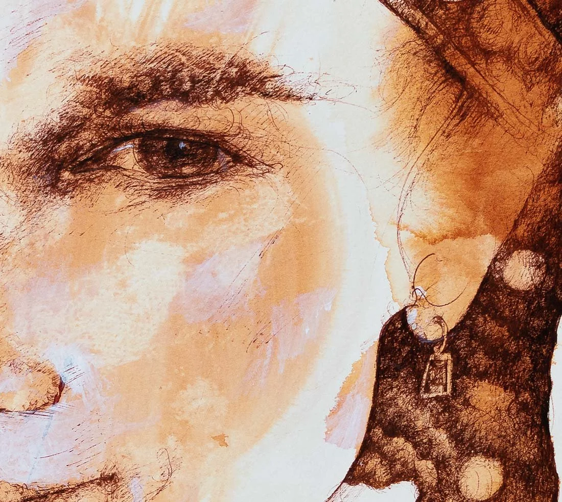 Mariska. Ink on paper. 46 × 61 cm. 2018. Available