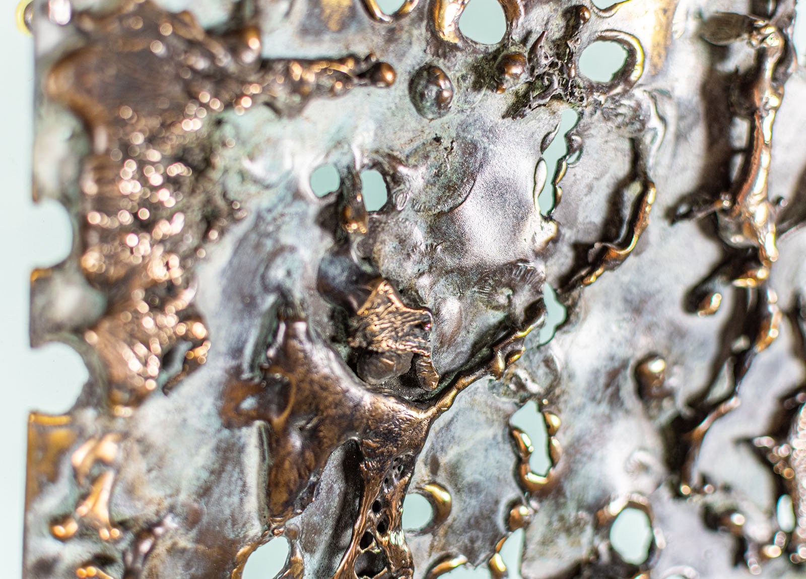 Global Shift. 2007. Bronze, brass, stainless steel. 33 x 38 cm. Available