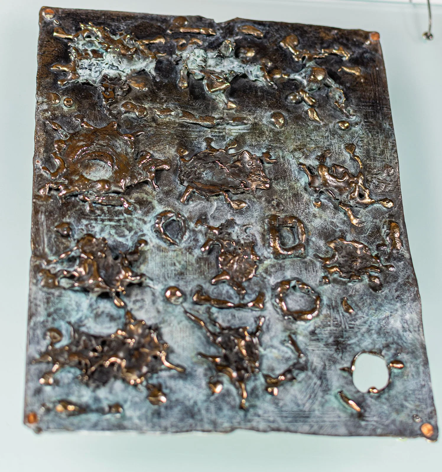 Low Gravity. 2007. Bronze, copper, brass, stainless steel, glass. 33 x 38 cm. Available