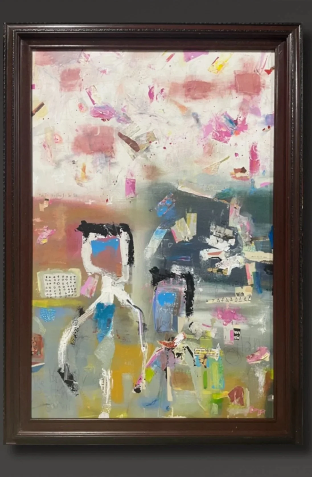 Sakura / 2024 /  24" x 36" Mixed Media on canvas