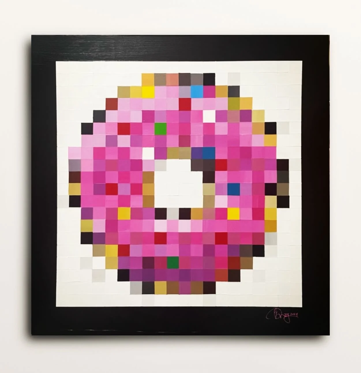 Trademark / 2024 /  24" x 24" Acrylic on canvas.  