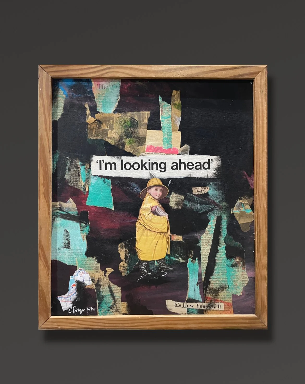 Prism / 2024 / 16" x 20" Mixed Media on canvas.
As the boy says...