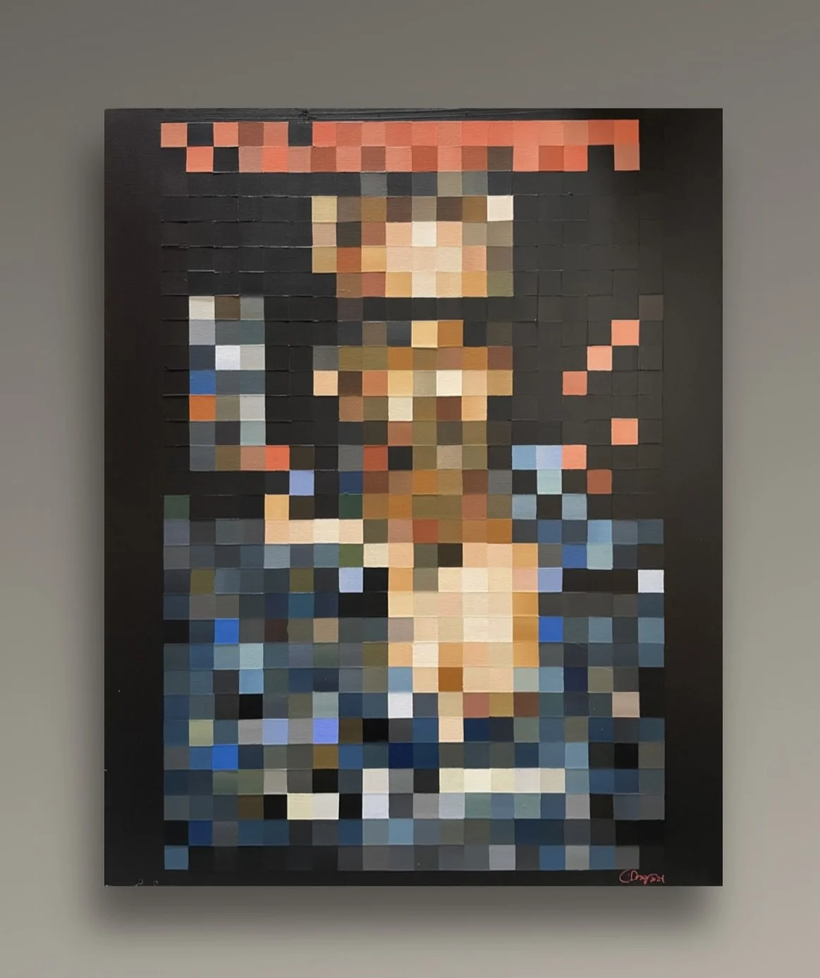 The Terminator / 2024 / 36" x 24" Acrylic on canvas. 