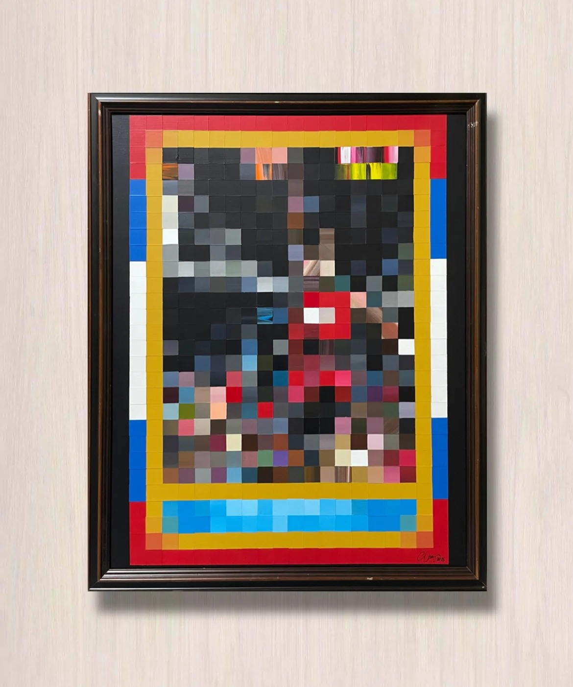1986 Fleer Jordan #57 / 2025 / 22" x 28" Acrylic in vintage frame.
In the extensive collection of talented filmmaker Hrag Yedalian. 
Click the picture to see his latest project!