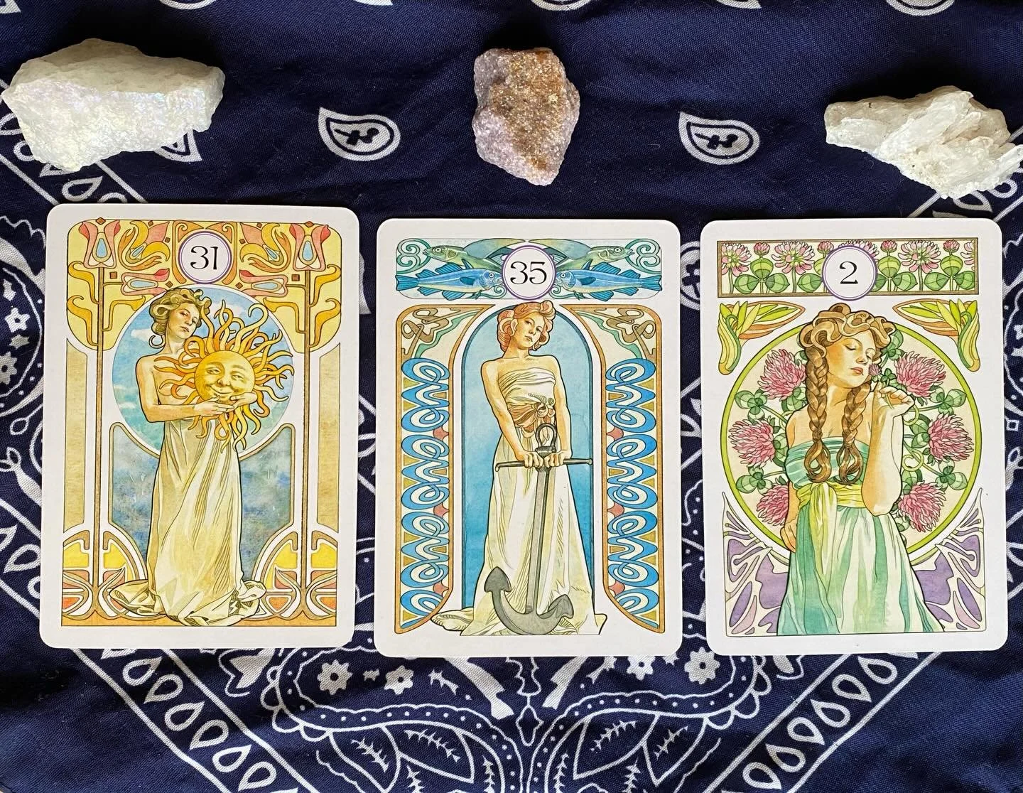 A3-card pull with a message for May.
Take what resonates, leave the rest. ❤️ 

There&rsquo;s a really gentle energy available this month. An invitation to let things be a little lighter, to not overthink every step, and instead follow what feels good