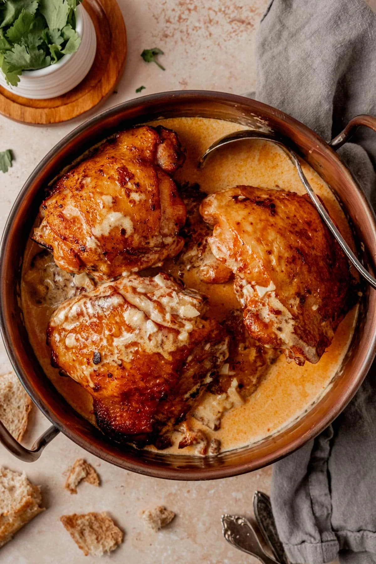 Shkmeruli (Georgian Chicken in Garlic Sauce)