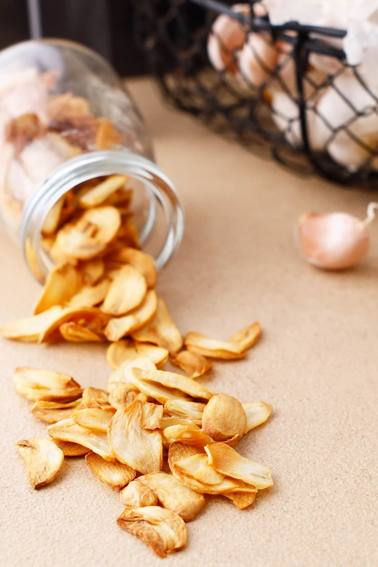 Air Fryer Garlic Chips Recipe