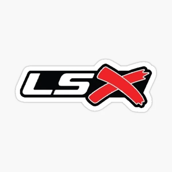 LSX logo with black and red lettering on a white background.