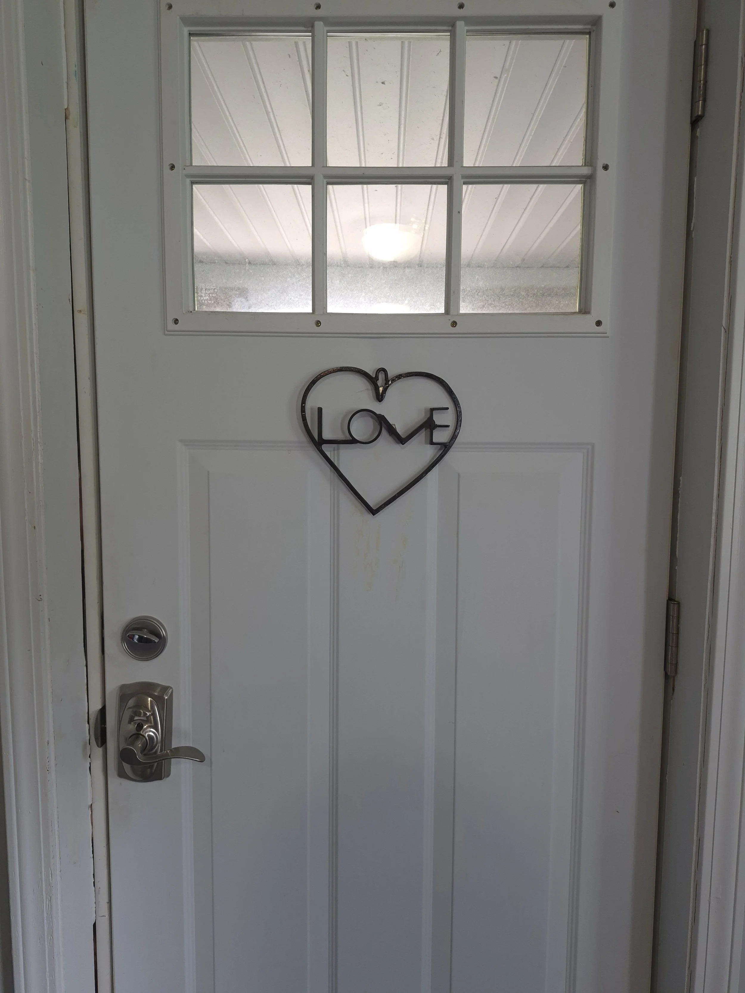 Hand crafted "LOVE" heart. Unique piece perfect for gift giving. | Price: $25 | Quantity in stock: 1